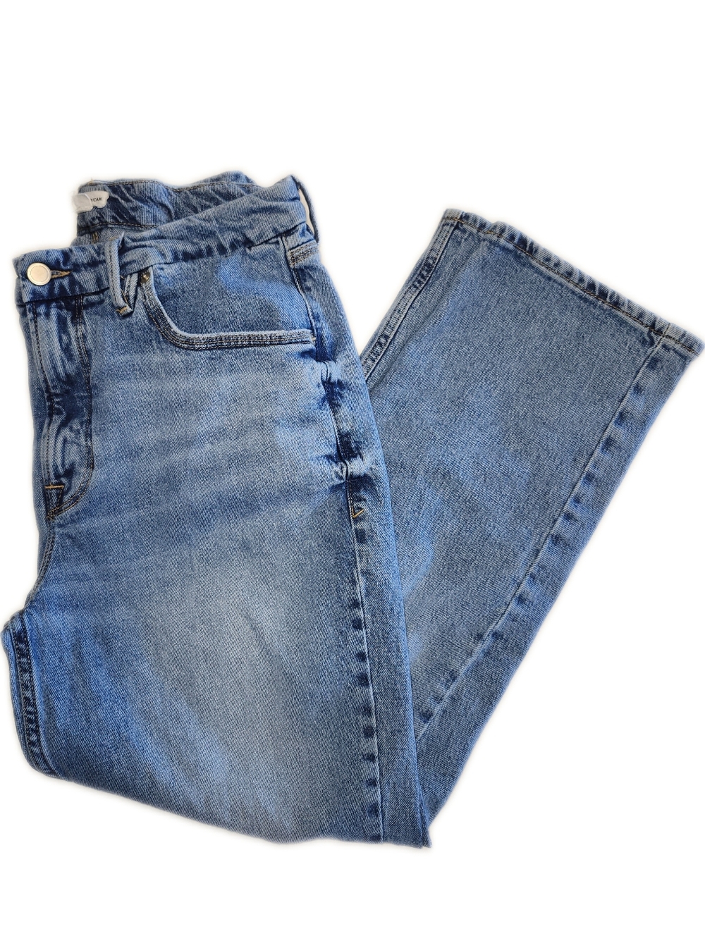 Good American Straight Leg Jeans - Light Blue Wash